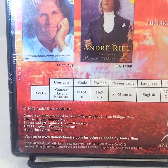 Andre Rieu DVD New never opened - Picture 4 of 5